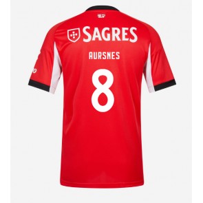 Benfica Fredrik Aursnes #8 Replika Hjemmebanetrøje 2025-26 Kortærmet